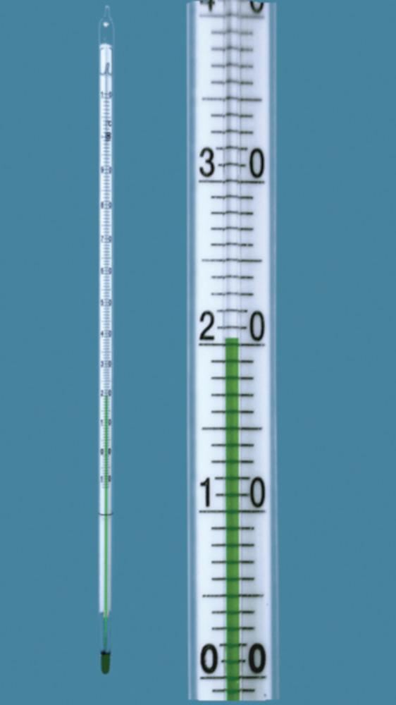 Amarell Thermometers -10...+360°C: 2°C 300x7-8mm, 75mm Submergence environmentaldaily Filled