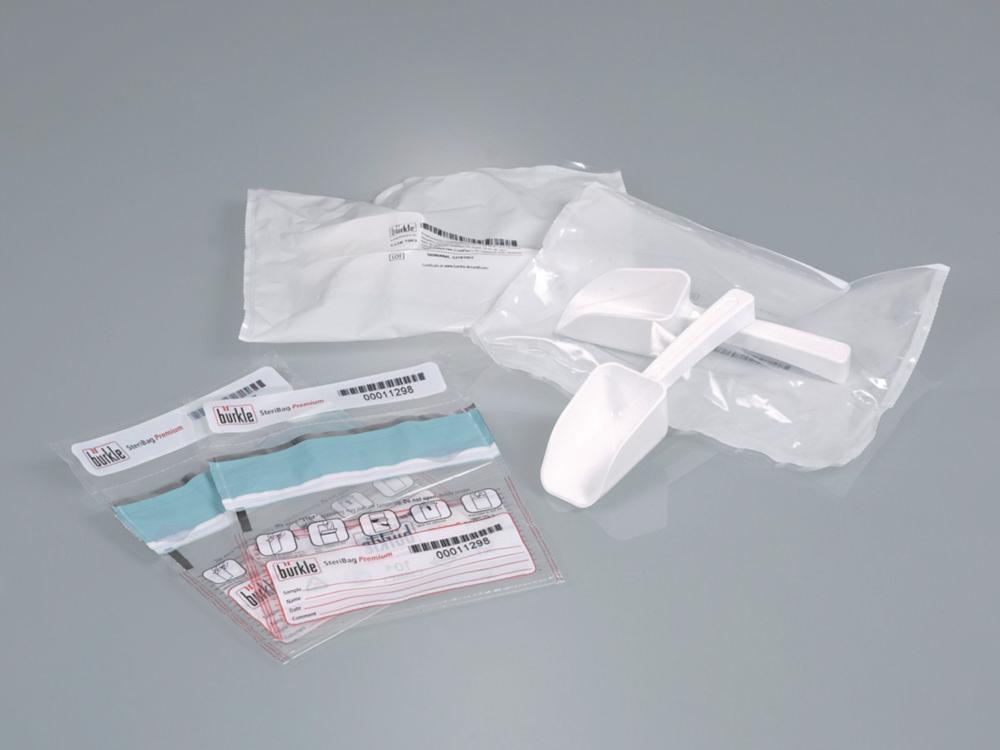 Bürkle SteriPlast Kit Sampling Set Cons. of 10x Scoop 50 ml and 10x SteriBag Premium Sample Bag 300 ml