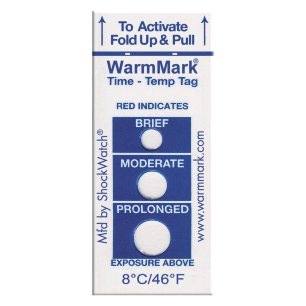 Transport Temperature Indicator WarmMark 0°C Pack of 100

