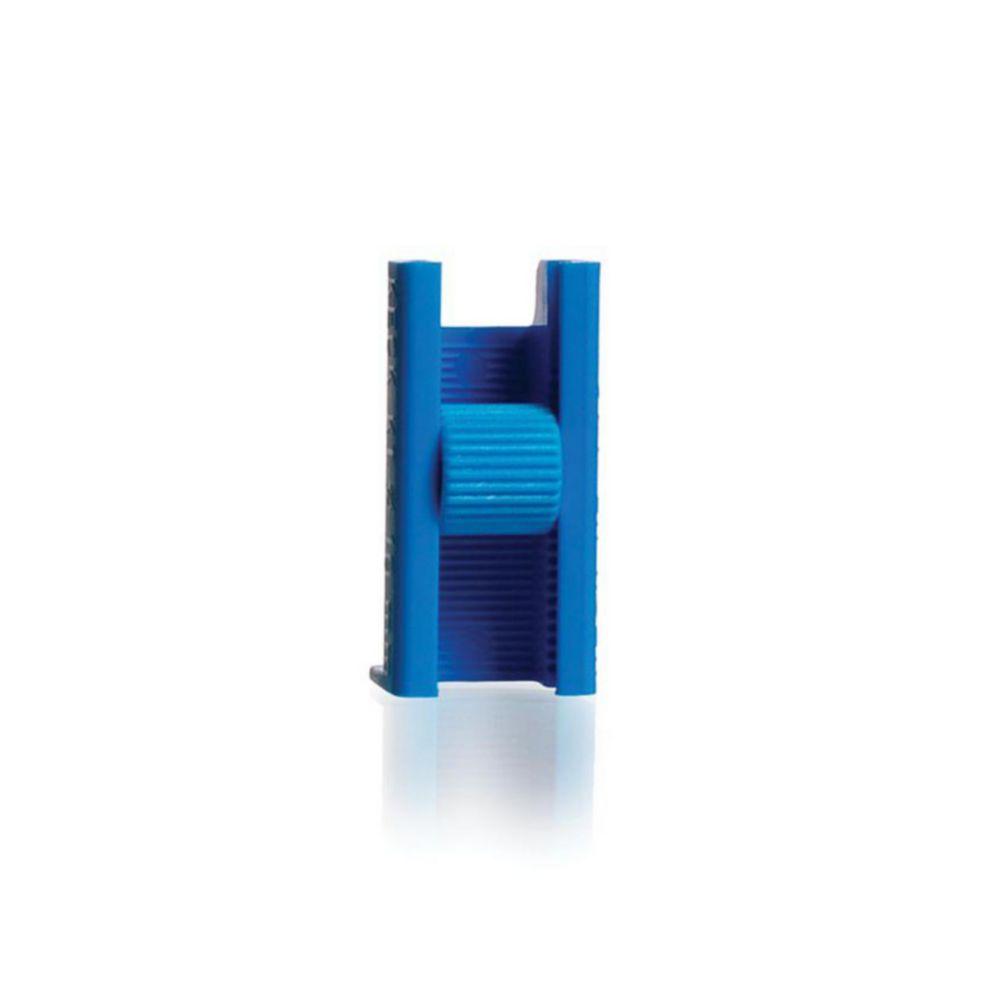 DWK DURAN KECK PBT Tubing Clamp for 10 mm Tubes, Blue