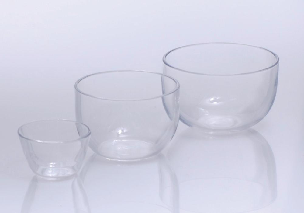 proQuarz Quartz Glass Crucible 85 ml 70x44 mm, Low Form