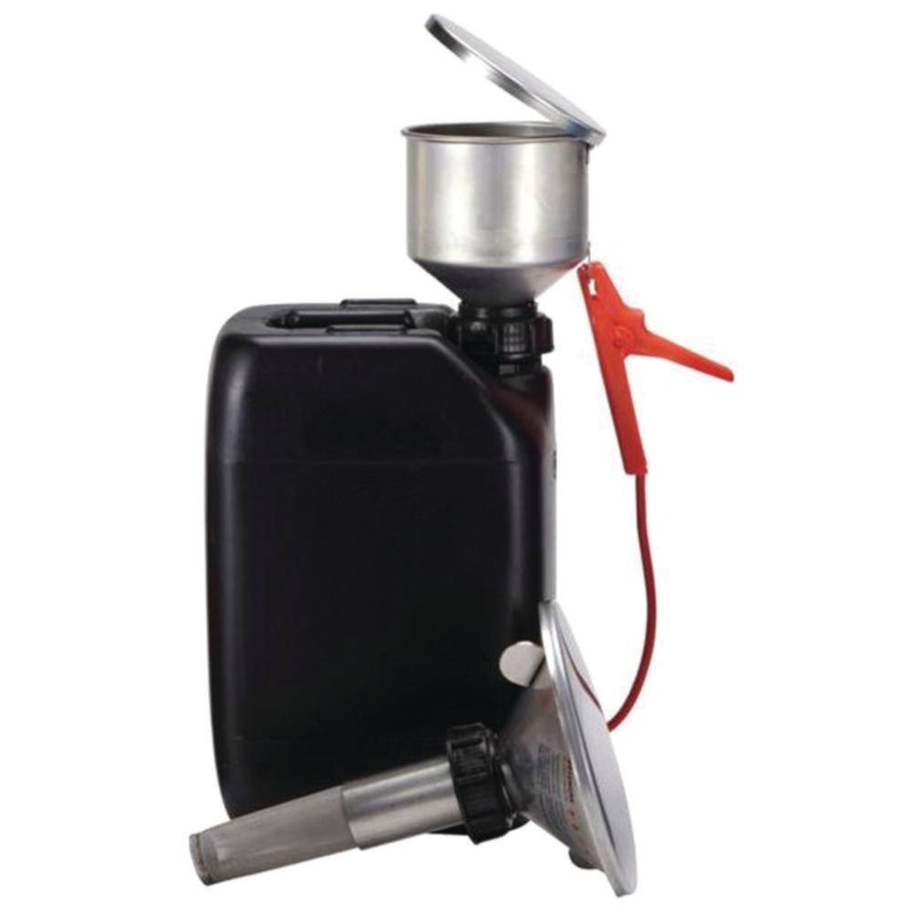 Rötzmeier Safety funnel size 51 with PVC-closure, cover and flame trap for plastic jars