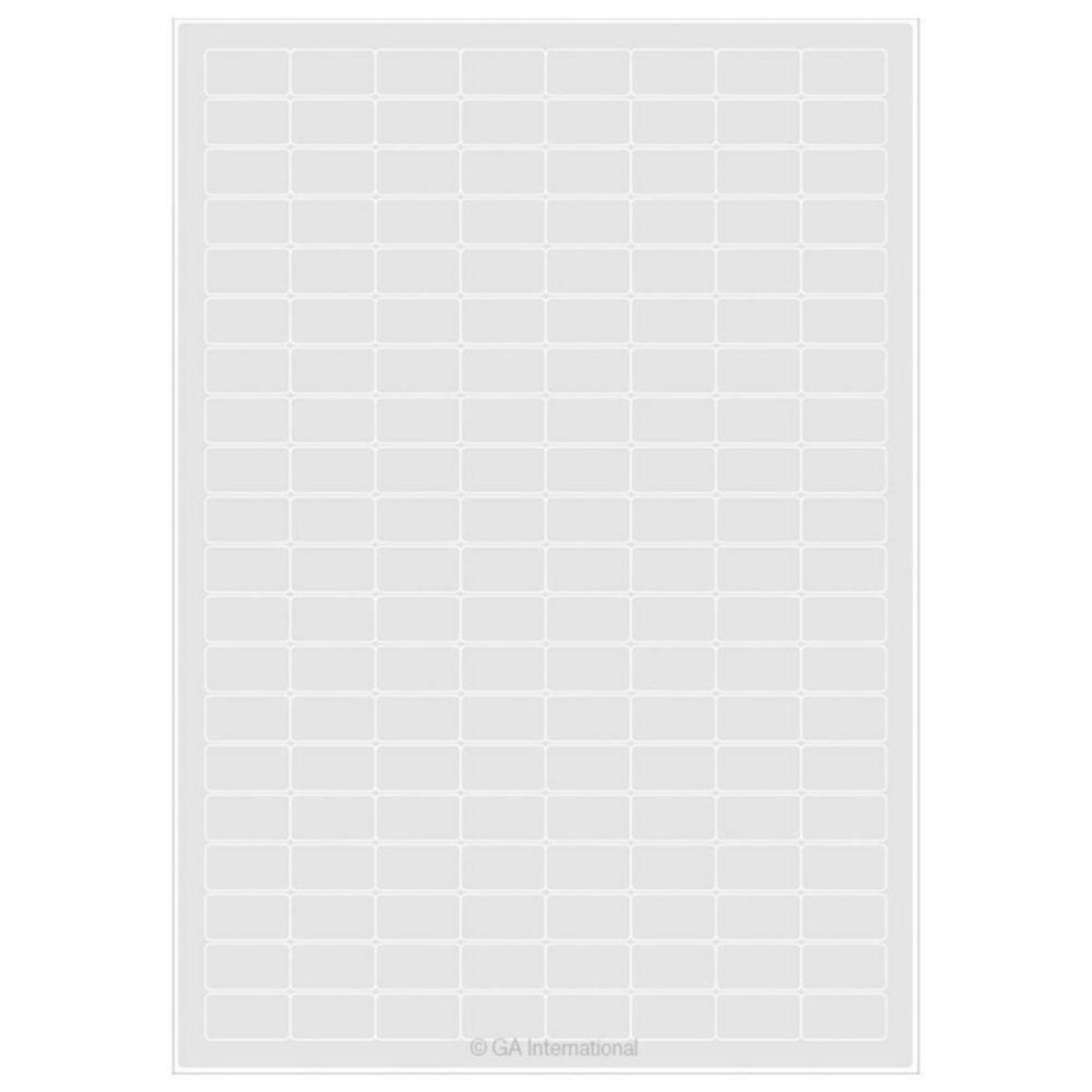 GA Cryogenic Labels for Laser Printers 24mm x 13mm White Pack of 2560