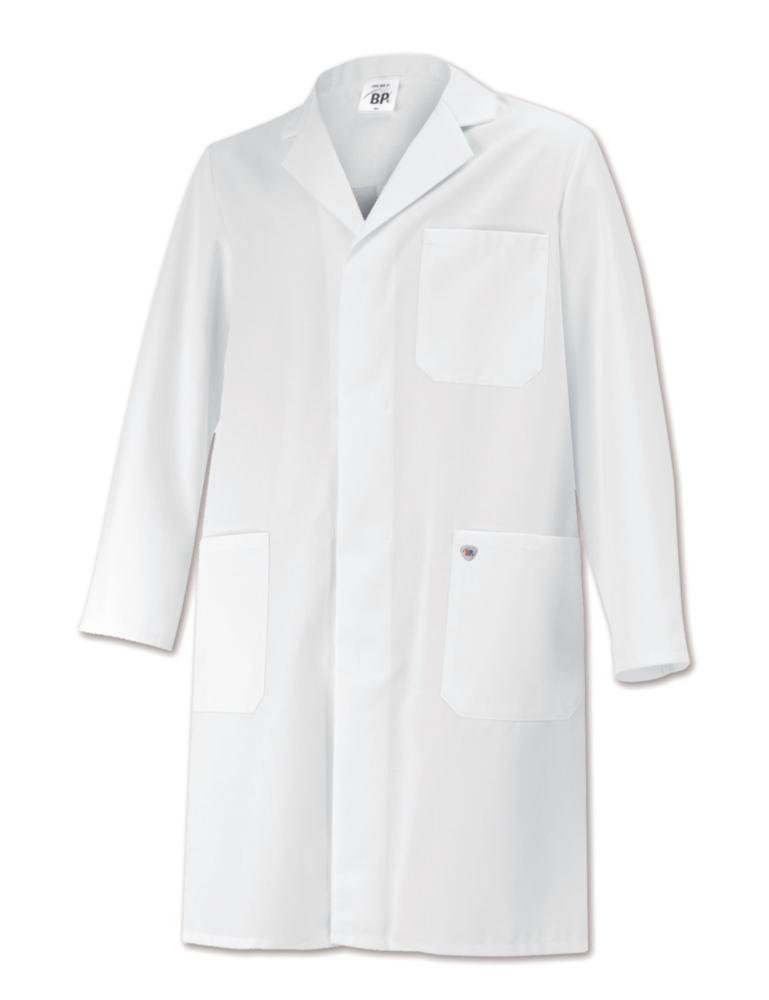 Bierbaum-Proenen BP Med & Care Unisex Coat Size 2XLn White, 100% Cotton