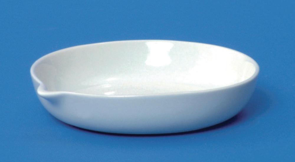 LLG Evaporating Dish 208/3, 55mL, 80x20mm, Low Form with Drain
