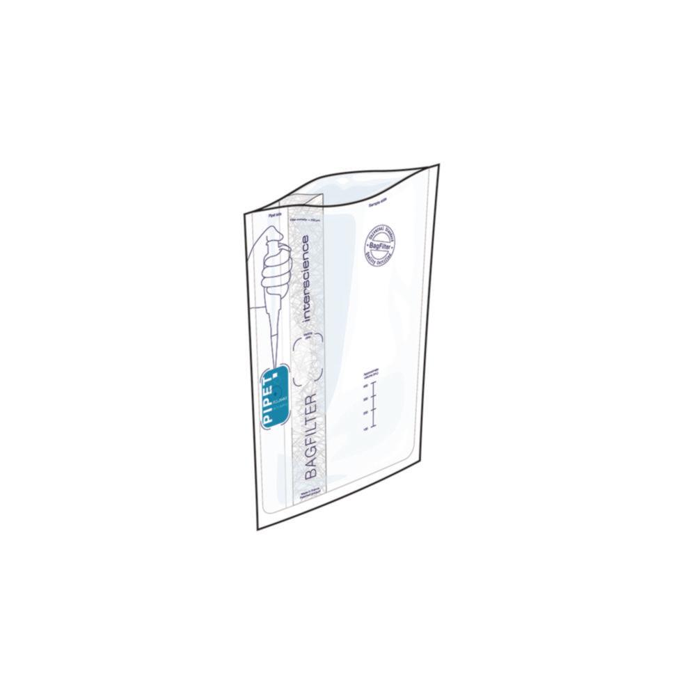 Interscience Blender Bags 19x30 cm, Sterile, Type Pipet 400, with Lateral Filter, 20 Packs of 25