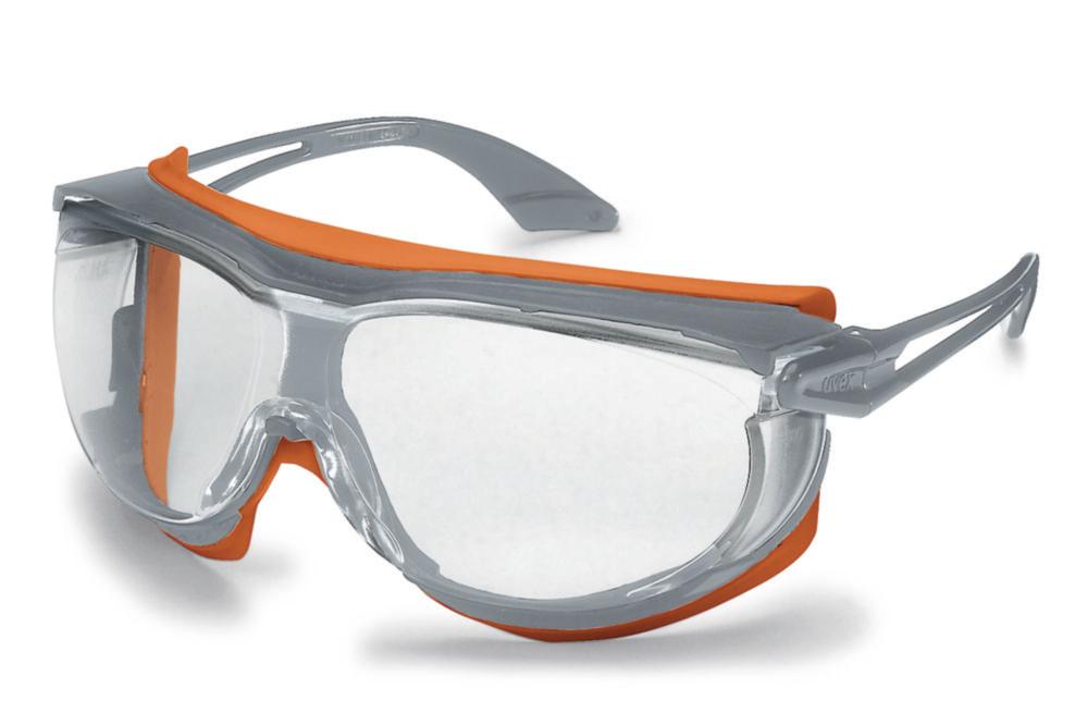 Uvex Protecting Lenses Skyguard 9175, Grey/Orange Frame, Colourless UV 2-1.2, Supravision HC-AF​


