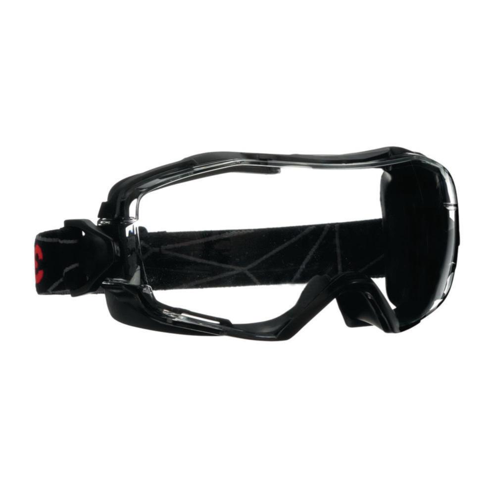 3M GoggleGear 6000 Full Vision Glasses GG6001SGAF-BLK, Black Frame, Clear Glass

