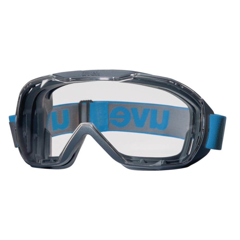 Uvex Protection Spectacles Megasonic SV Excellence 9320, Colour: Grey/Blue, Lenses: PC Clear, UV 400 / 2C-1.2, Supravision Excellence


