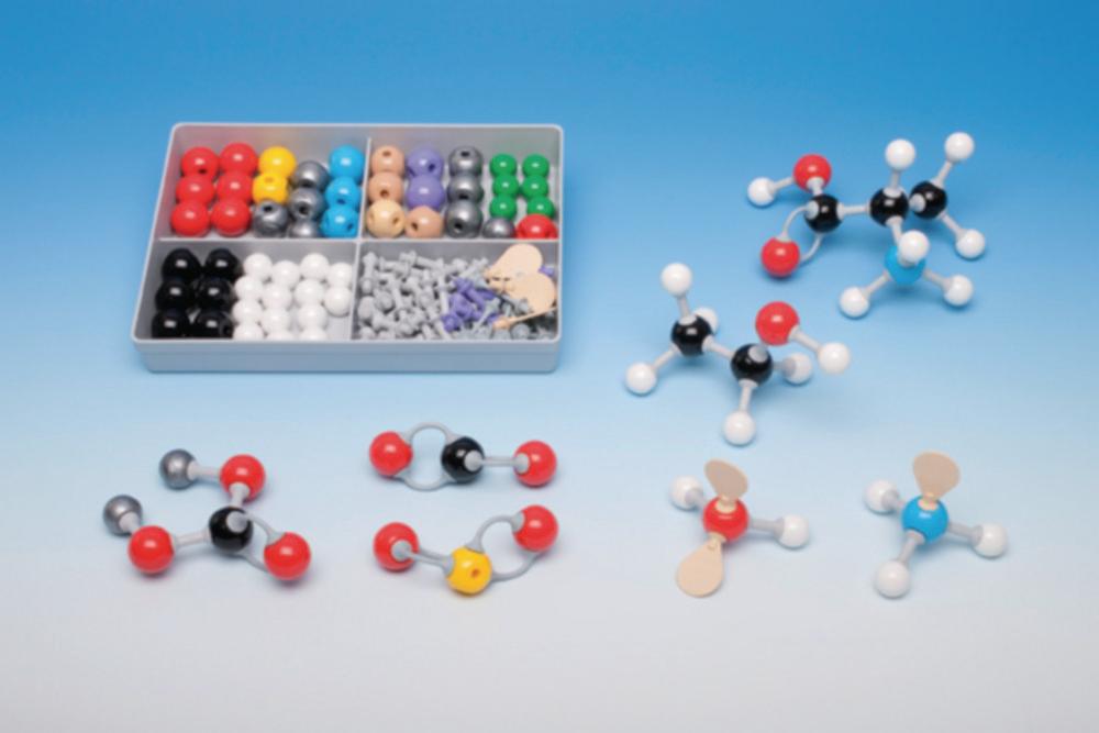 Spiring Molecular Model Set Inorganic/Organic Small 51 Atoms, 38 Links