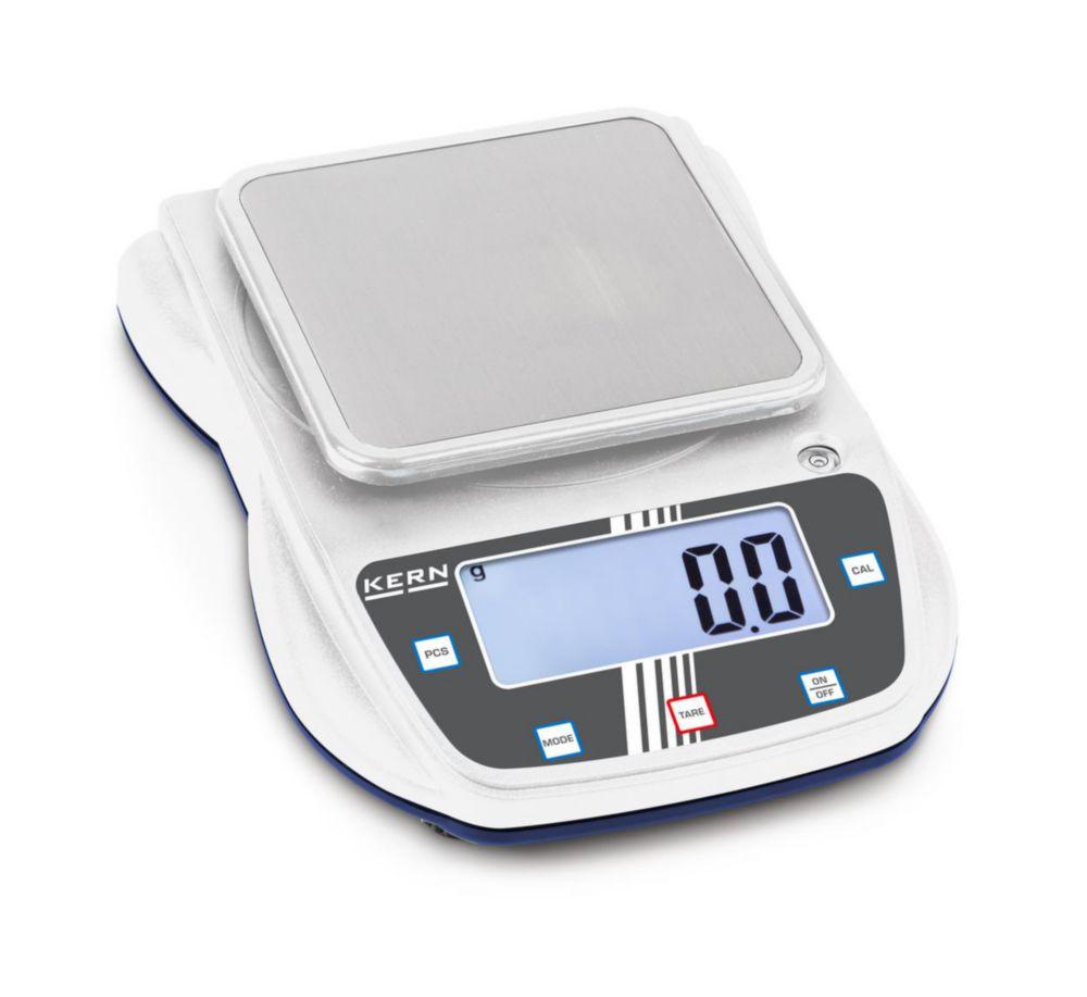 Kern EHA 1000-1 School Balance – 1000 g Capacity, 0.1 g Readability, 120×120×7 mm Stainless Steel Plate


