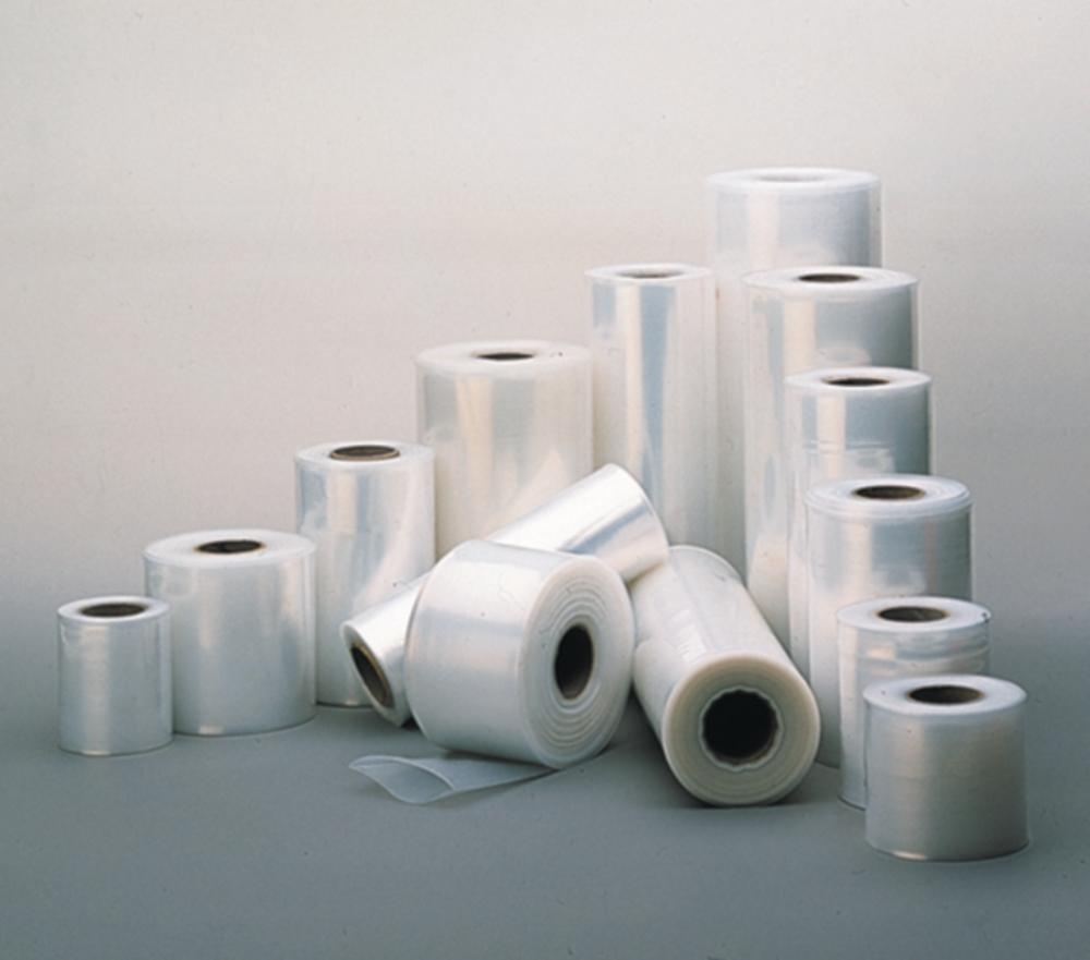 Rische + Herfurth Plastic Film 100x0.10 mm Tubular, Transparent in Rolls of 250 m

