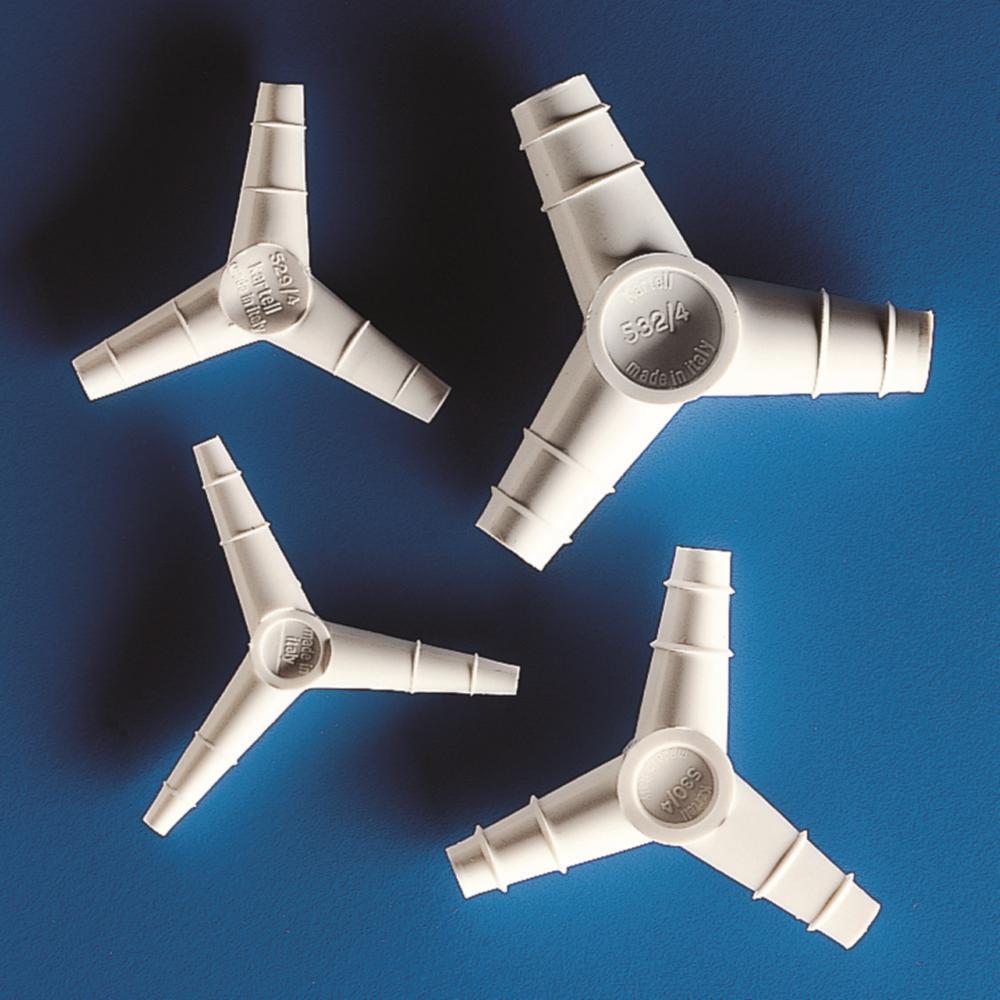 Kartell 120 Tube Connector, Y-Shape, 8-10 mm, PP, White