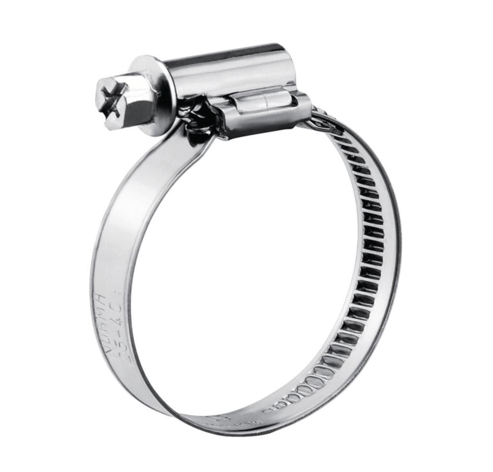 NORMA Worm-Drive Tubing Clamp 40-60 mm, 9 mm Bb, Chrome Steel 1.4016