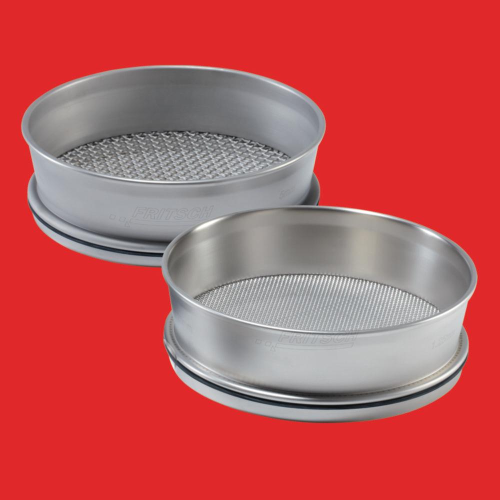 Fritsch Test Sieve, 200 x 50 mm Mesh Size 112 µm Stainless Steel, ISO 3310-1
