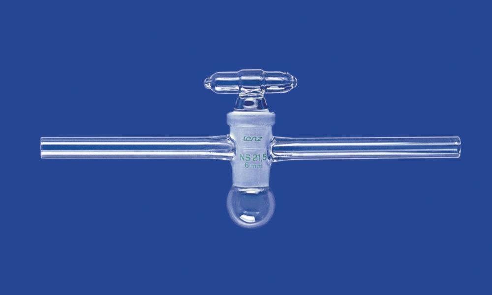 Lenz-Laborglas Vacuum-Stopcocks, One Way, Straight, NS 29.2 Bore mm 10

