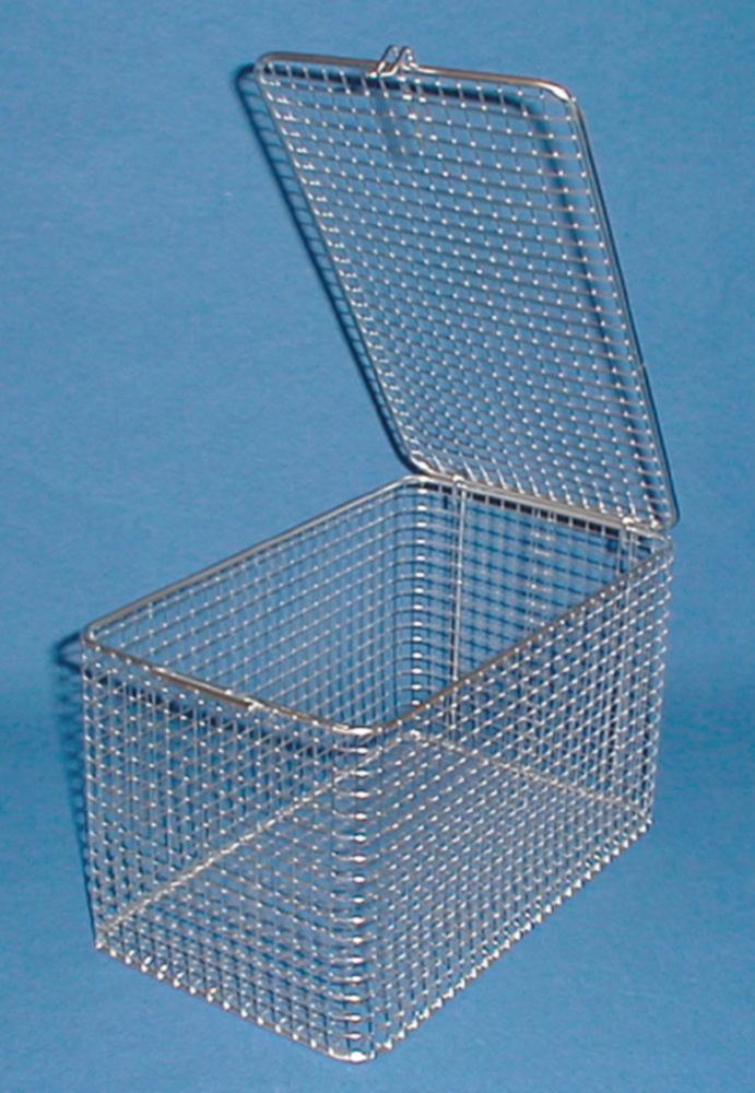 Württ Cleaning Basket with Lid (250x150x150mm, Stainless Steel)