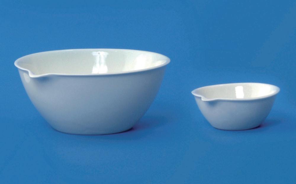 LLG Evaporating Dish 274/3, 154 mL, 98 x 40 mm, Flat Bottom with Drain