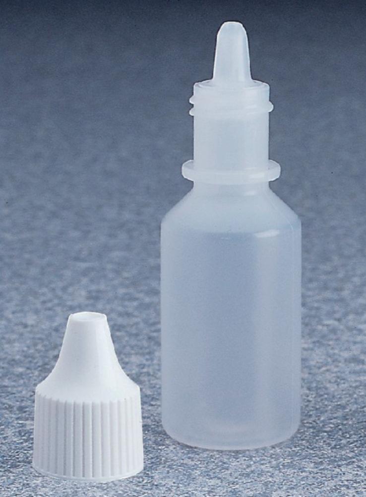 Thermo Nalgene Transparent LDPE Dropper Bottle, 4mL with Coloured Leak-Proof Cap