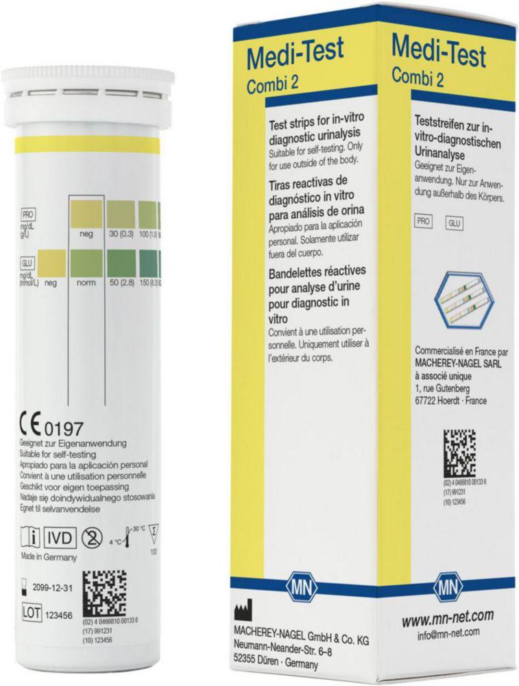 Macherey-Nagel MEDI-TEST Combi 2 Pack of 100 Strips

