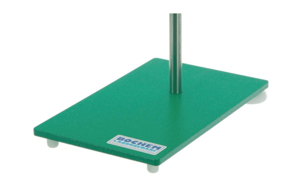 BOCHEM Stand Base, 315x200x10 mm, Steel, Varnished, Thread M10, 1 Adjustable Foot