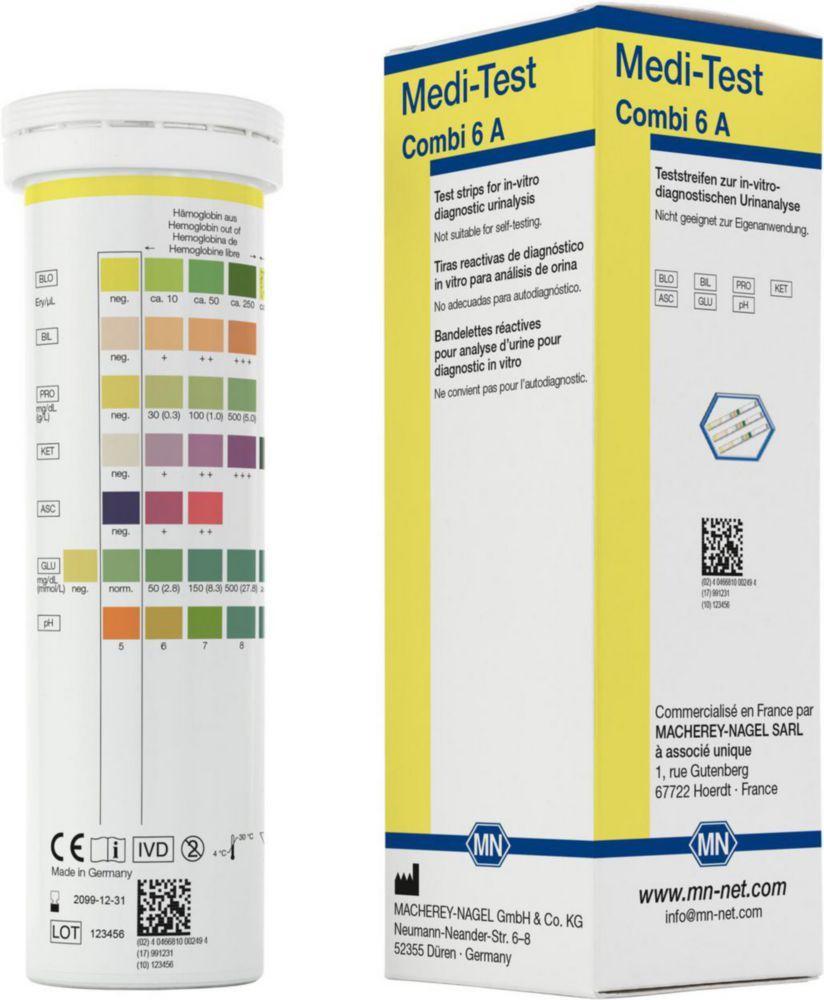 Macherey-Nagel MEDI-TEST Combi 6 A Pack of 100 Strips

