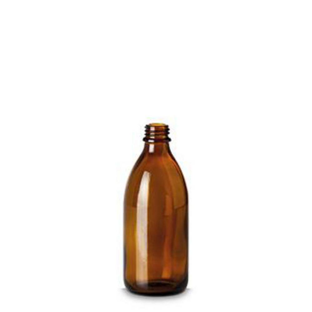 RIXIUS Narrow Neck Bottles Amber Glass 200 mL DIN 22 Pack of 63


