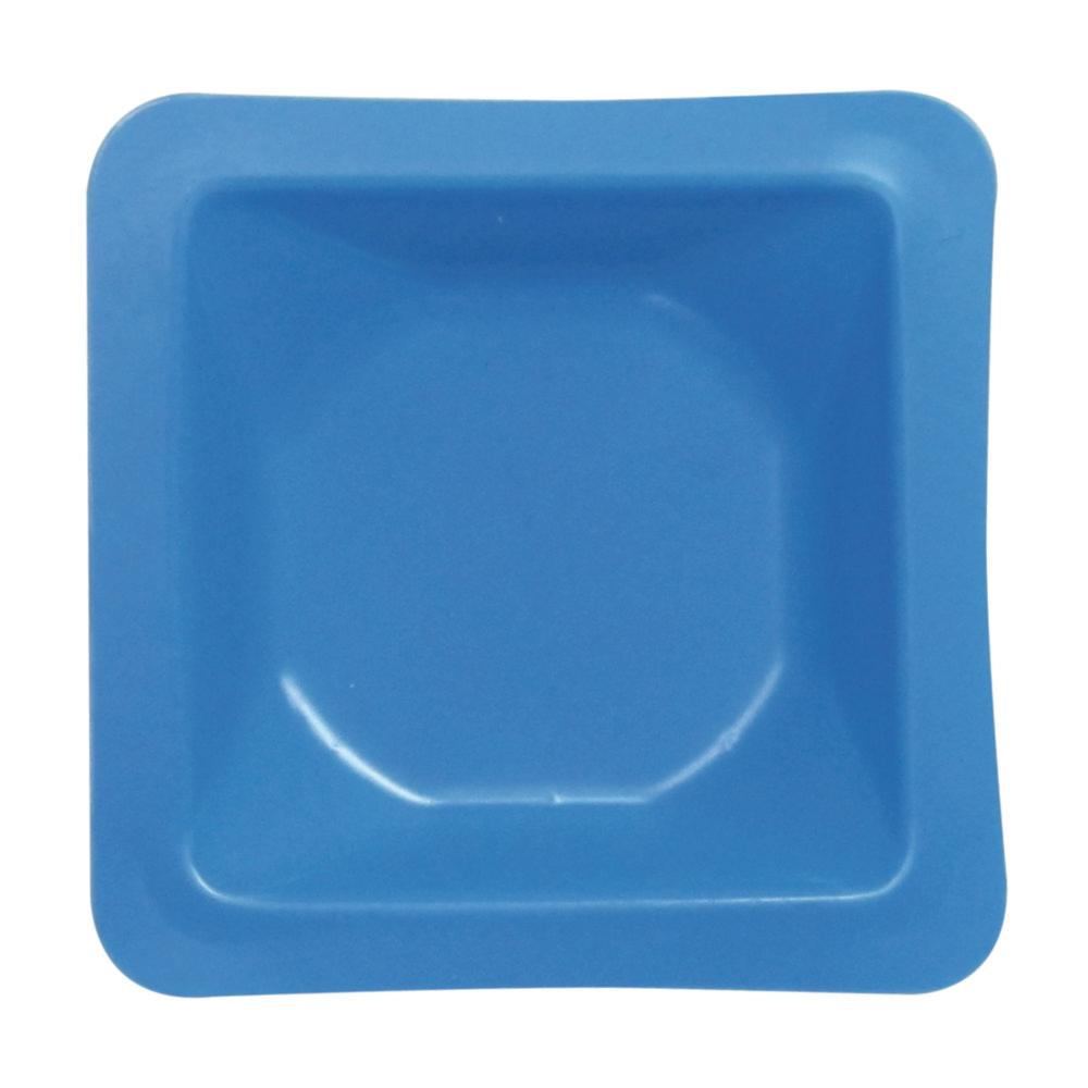 Heathrow Scientific Weighing Boats, 140x140x22 mm, 250 mL, Blue, PS, Pack of 500