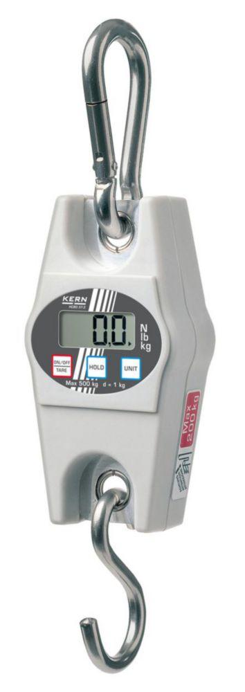 Kern Hanging Scale HCB 200K100, 200 kg / 100 g, Incl. 3x 1.5V Batteries

