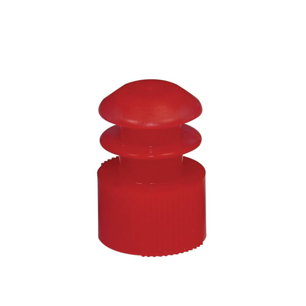 Paul Boettger Fins Stoppers, Red 12 mm, LDPE, Pack of 1000