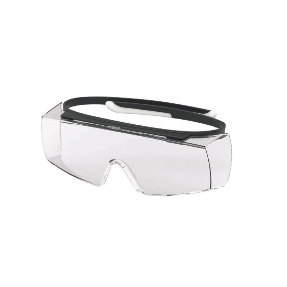 Uvex Super OTG 9169 Protection Glasses, Black Frame, Clear PC Lenses UV 2-1.2, Optidur NC, Uvex Hi-Res




