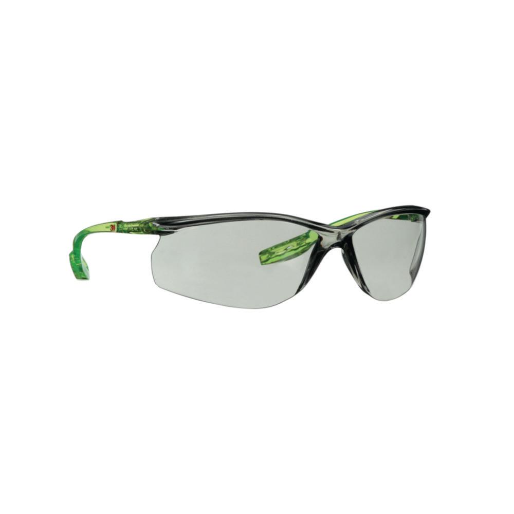 3M Safety Glasses SCCS07SGAF-GRN CCS Lime Green Temples, Indoor/Outdoor Tinting (I/O), Attachment for 3M Ear Plugs with Cord

