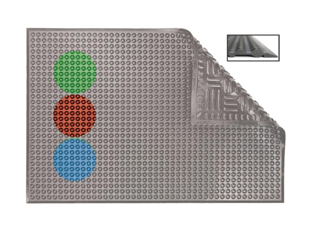 Ergomat Hygiene Grey Hygiene Mat (Grey EPDM Rubber, 600x900mm)

