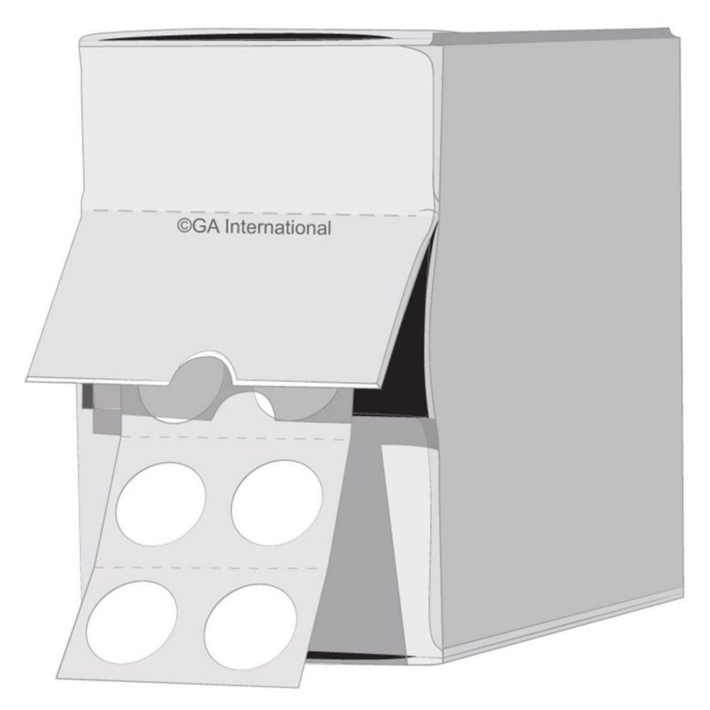 GA Cryogenic Dots 9mm White Roll with 1100 Labels