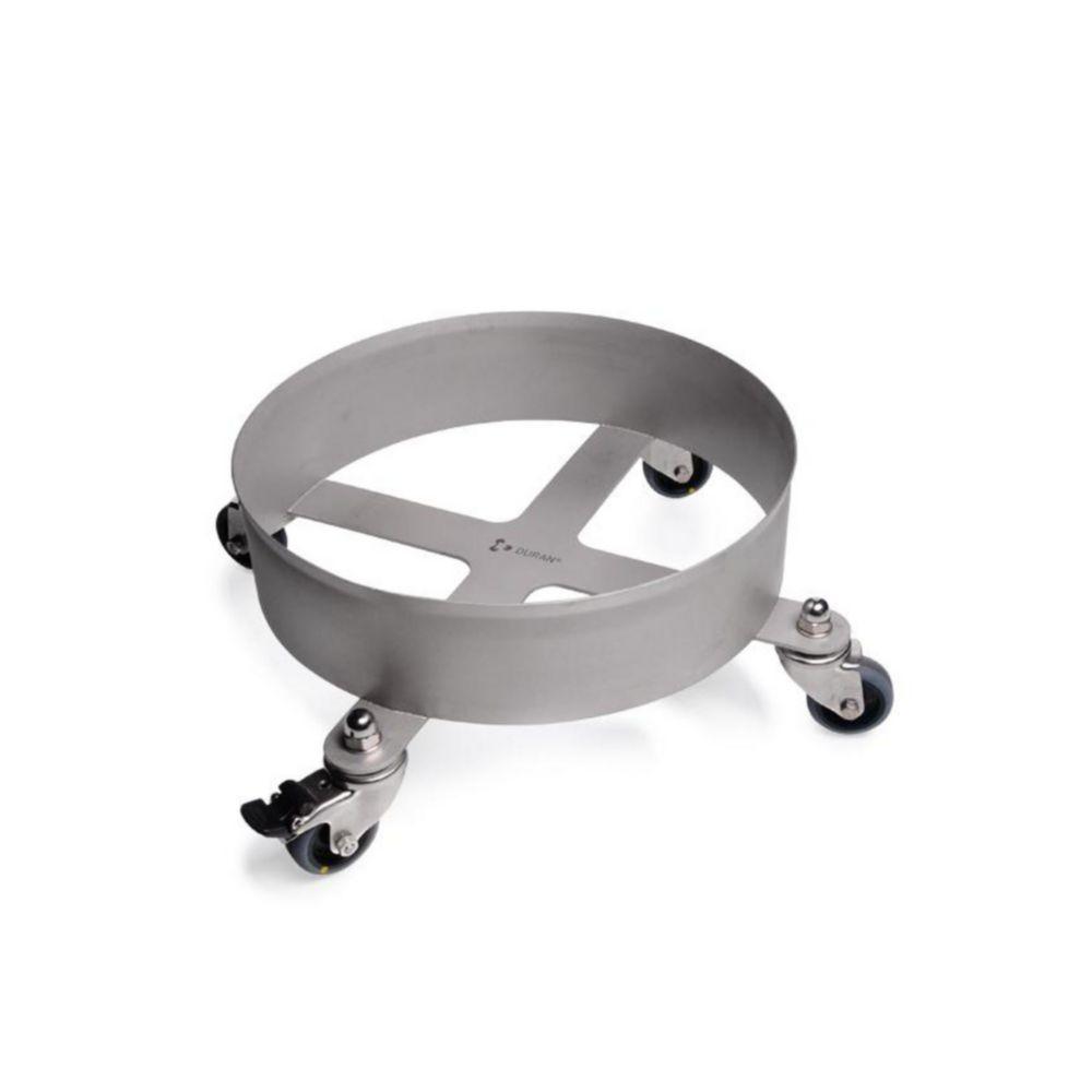 DWK DURAN Metal Dolly for 20L GL45 Bottle, Stainless Steel

