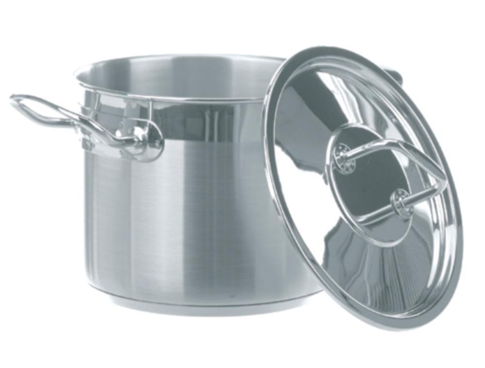 BOCHEM Laboratory Pot + Lid 2.5 L 160 x 130 mm, 18/10 Steel