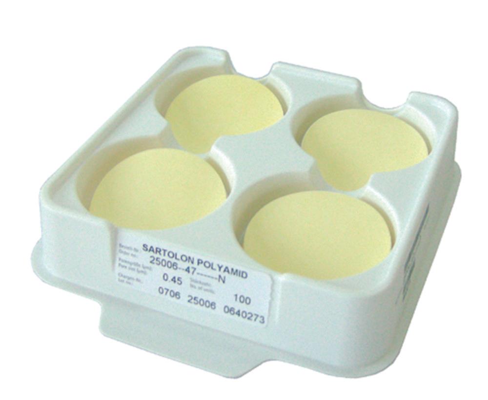 Sartolon membrane filter 142 mm 0.45 µm, polyamide, pack of 100