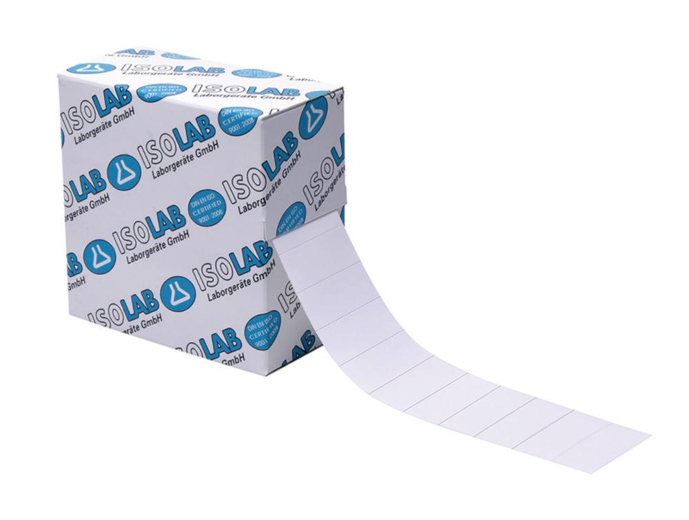 ISOLAB Label Rectangular Form 38x19 mm White Pack of 1000 Cryo Use