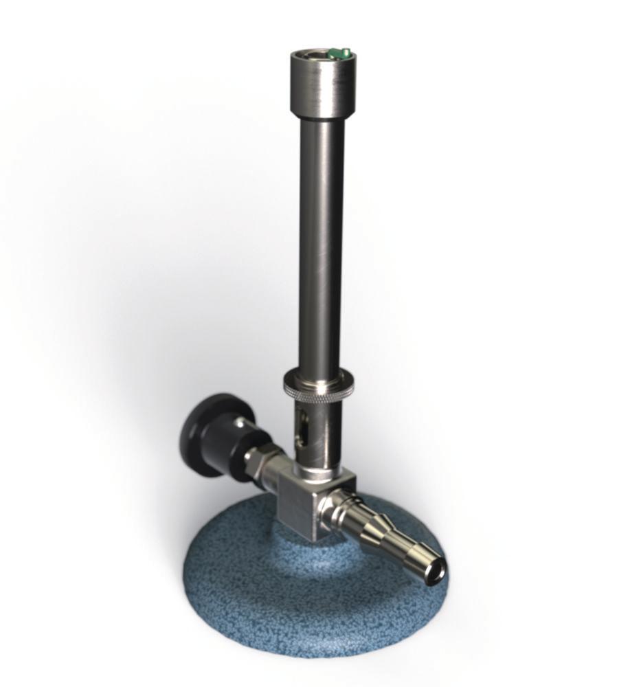 Juchheim Bunsen Burner Natural Gas with Needle Valve and Pilot Flame