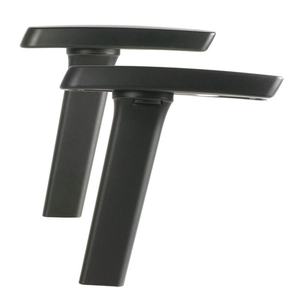 Interstuhl Büromöbel Multifunctional Armrests Neon, Black, 1 Pair