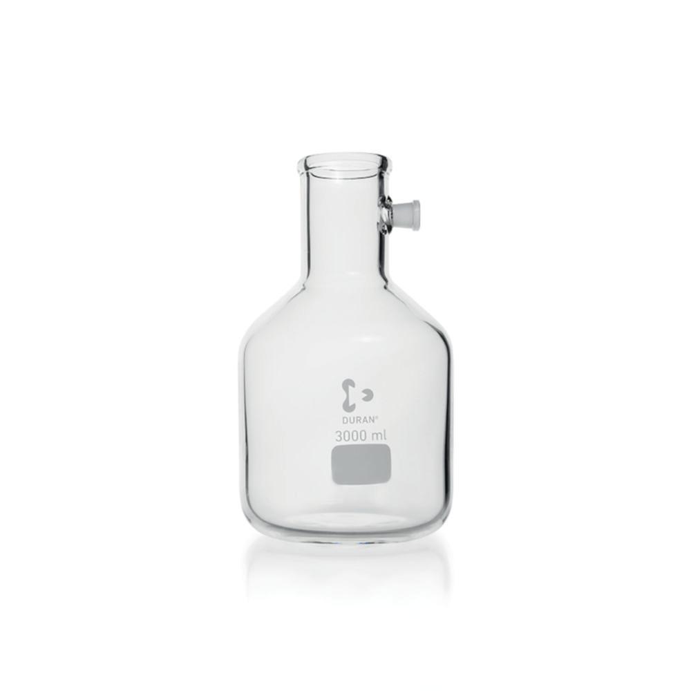 DWK Filtering Flask with Tubulature, DURAN Bottle Shape, 3000 ml