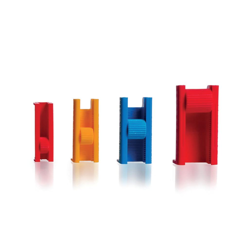 DWK DURAN KECK PBT Tubing Clamp for 4.5 mm Tubes, Red