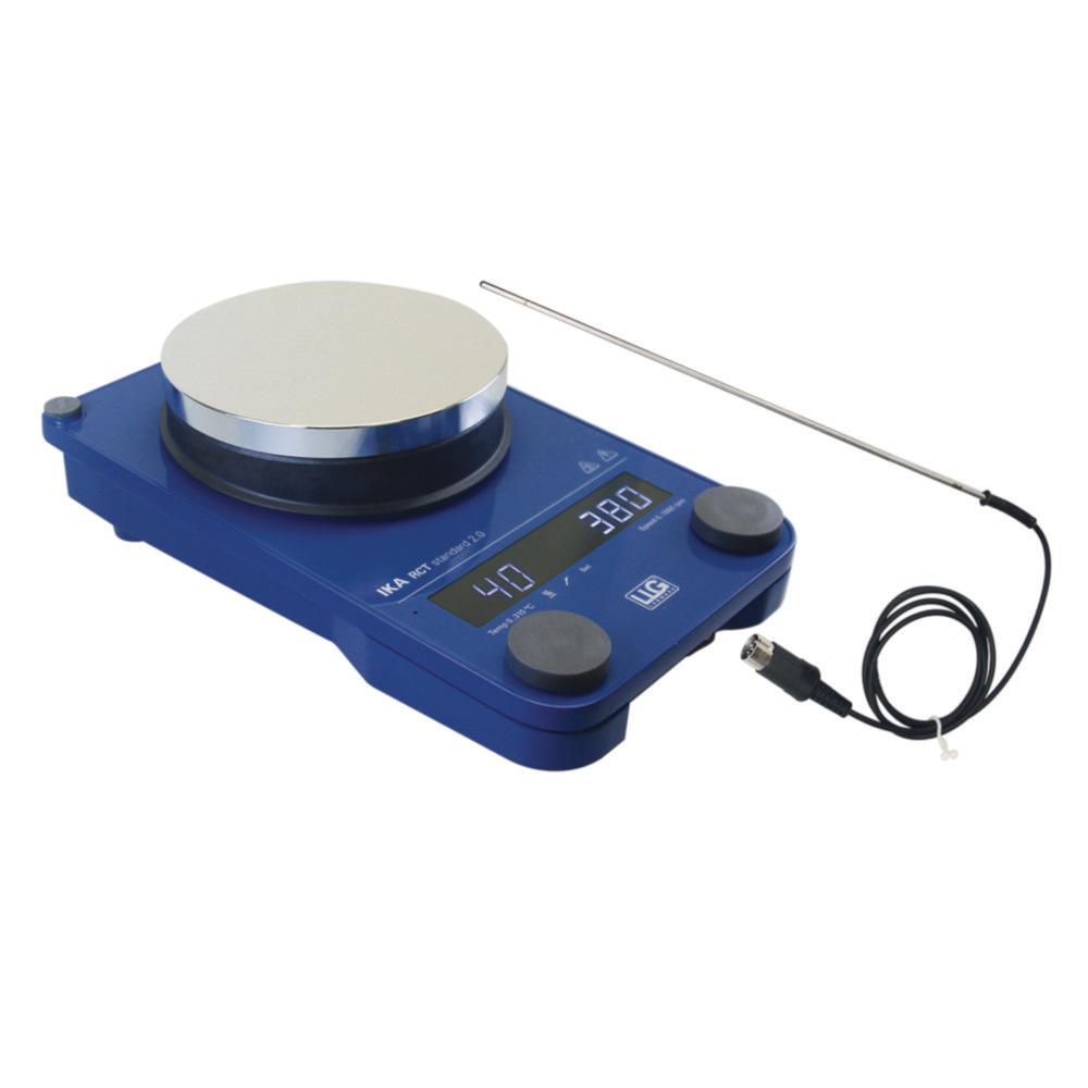 LLG Magnetic Stirrer RCT Standard 2.0, Safety Control, Including Temperature Probe PT 1000 with CH Plug