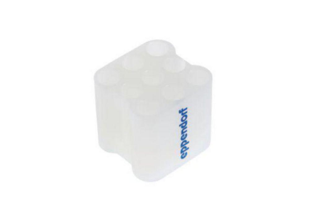 Eppendorf Adapter for 9 x Round Bottom Tubes (Diameter 12 mm x 75-100 mm) for Rotor A-4-38, Rectangular Buckets, Set of 2

