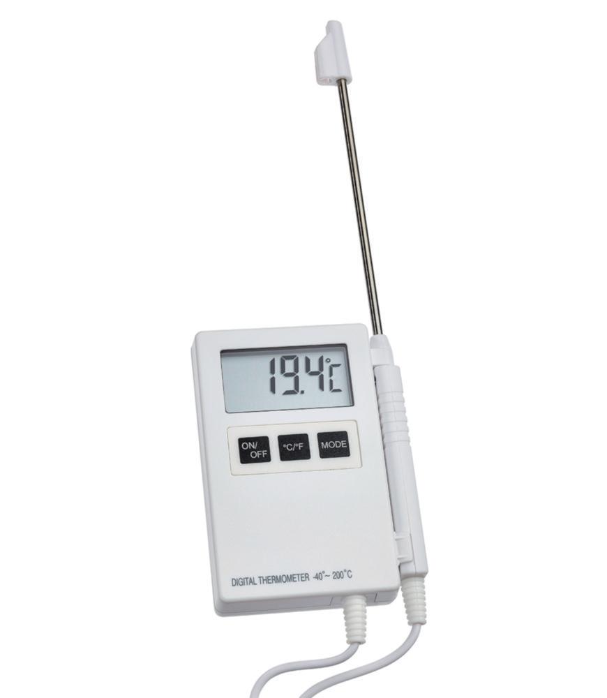 TFA Dostmann Insertion Thermometer P200 Waterproof -40°C to 200°C incl. Insertion Sensor with approx. 60 cm Cable

