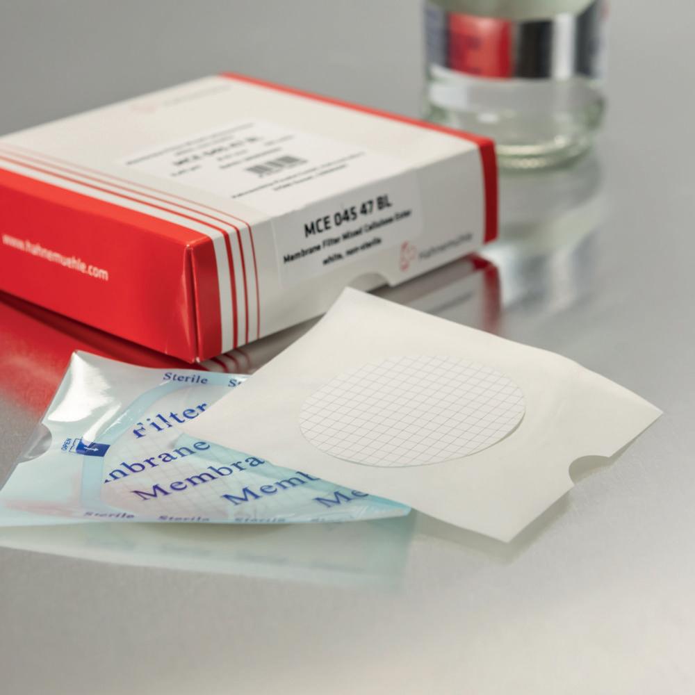 Hahnemühle Membran Filter 47 mm Mixed Cellulose Ester, 0.45 µm, White, Non-Sterile, Pack of 100