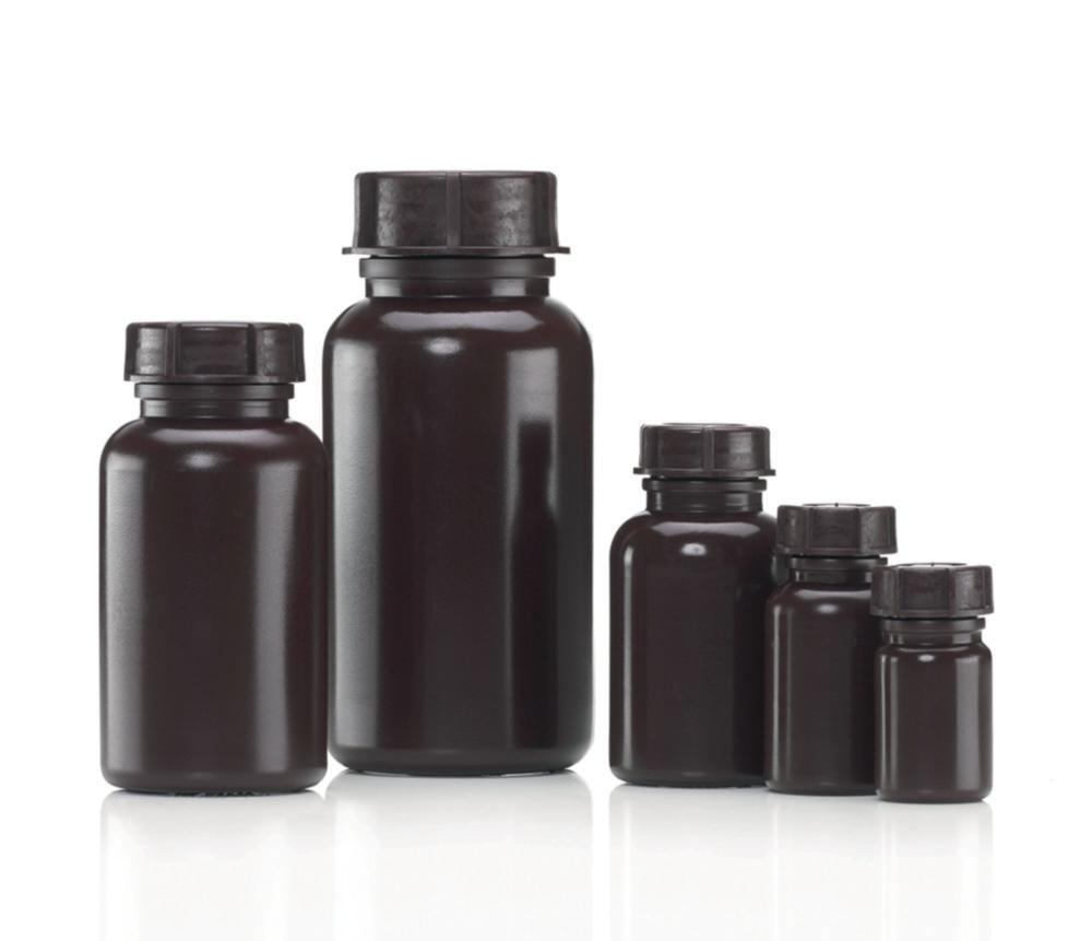Kautex Textron Wide Mouth Bottle 500ml LDPE Brown Without Closure