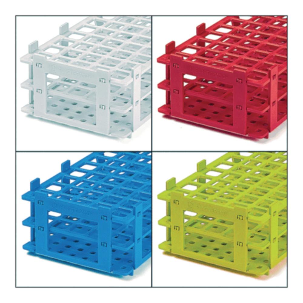 BRAND Test Tube Rack for 20mm Diameter 4x10 Tubes White (Pack of 5)

