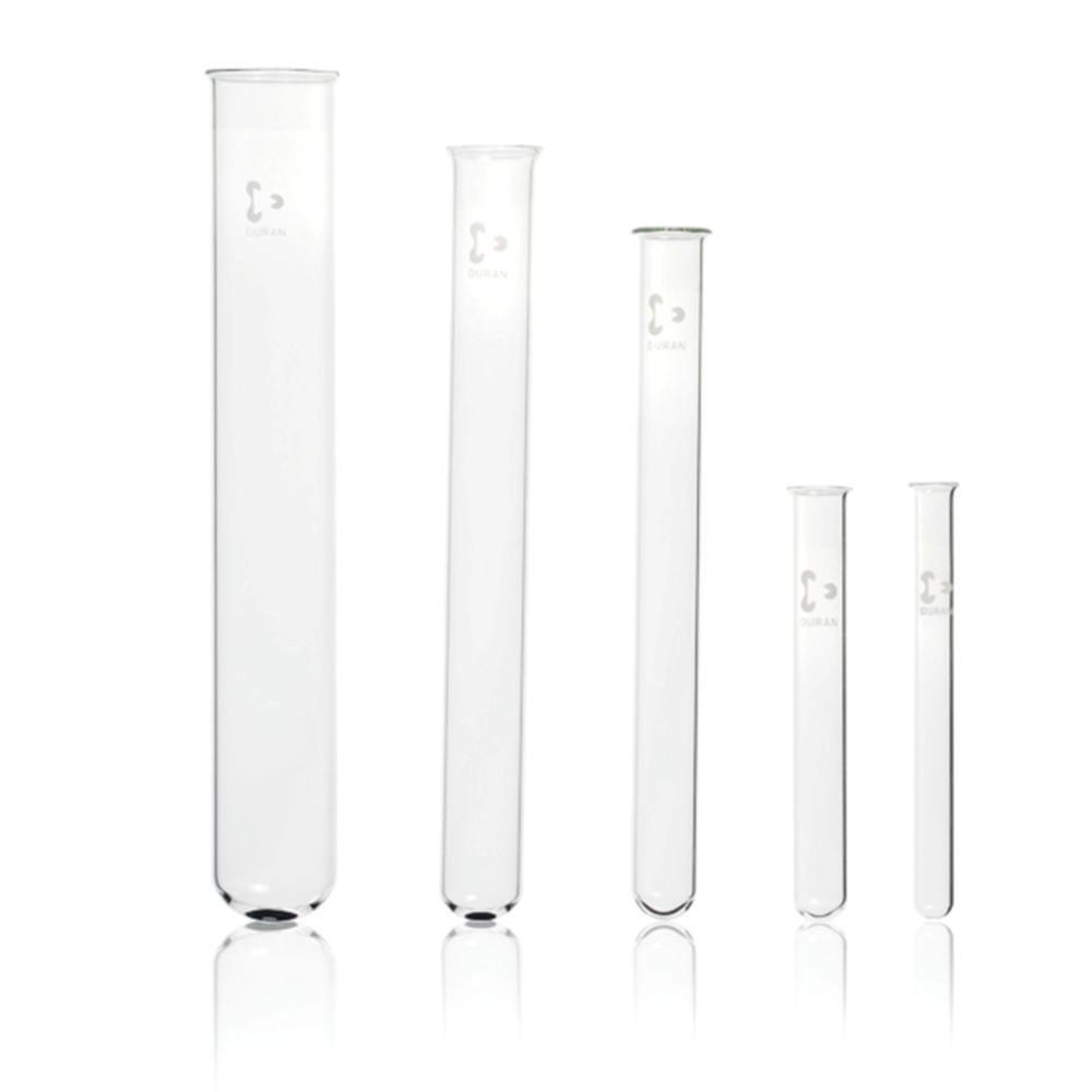 DWK DURAN 25 x 150 mm Test Tubes with Beaded Rim, Pack of 50