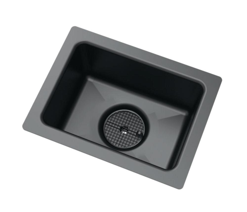 SCAT Lab Sink with Drain, Pipe 32mm (OD), Angled

